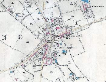 Caddington village in 1880